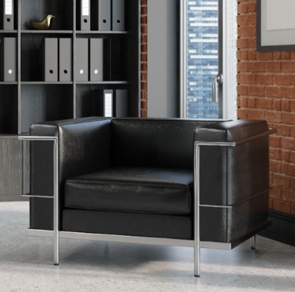 Bedford Leather Faced Sofa - Image 2