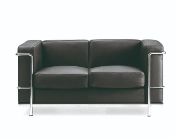 Bedford Leather Faced Sofa