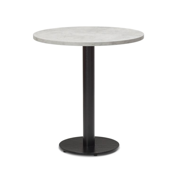 Fiona Round Cafe Table in Concrete MFC
