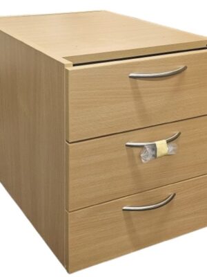 PED002 Fixed Pedestal Beech