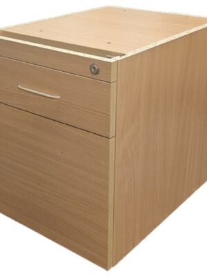 PED007 Evolution/Old Style 2 Drawer Fixed Pedestals Beech
