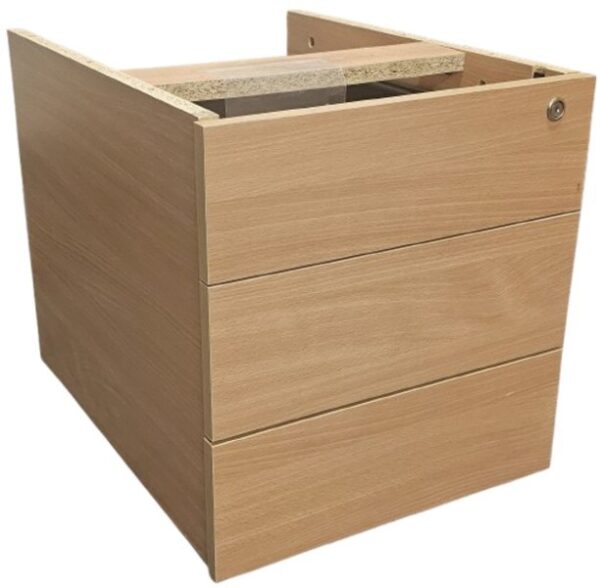 PED008 Evolution/old Style 3 Drawer Beech