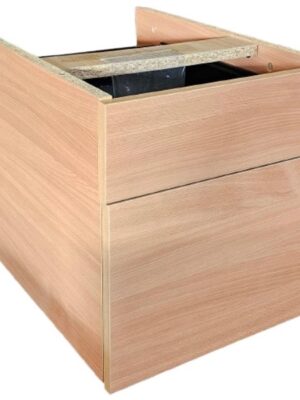 PED035 Fixed Pedestal 2 Drawer Beech