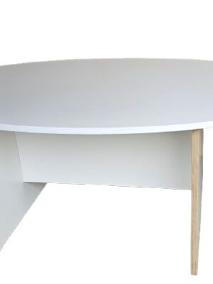 1800 X 1000 Oval Meeting Table White_ Oak