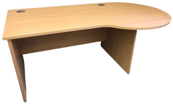 WH005C Genoa Meeting Extension Desk 1800 x 1000 Beech